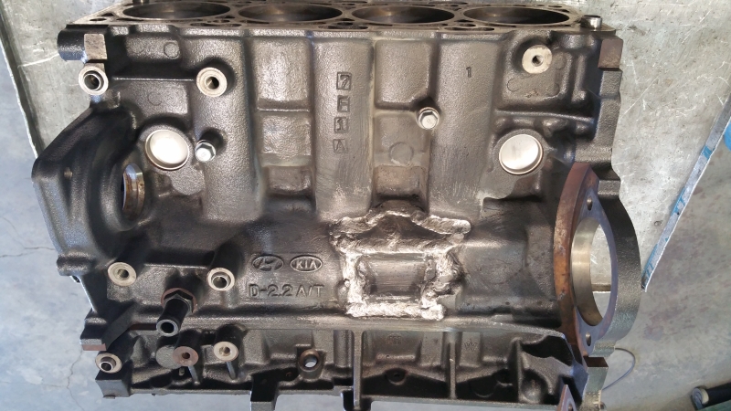 Basamento motore auto alluminio
